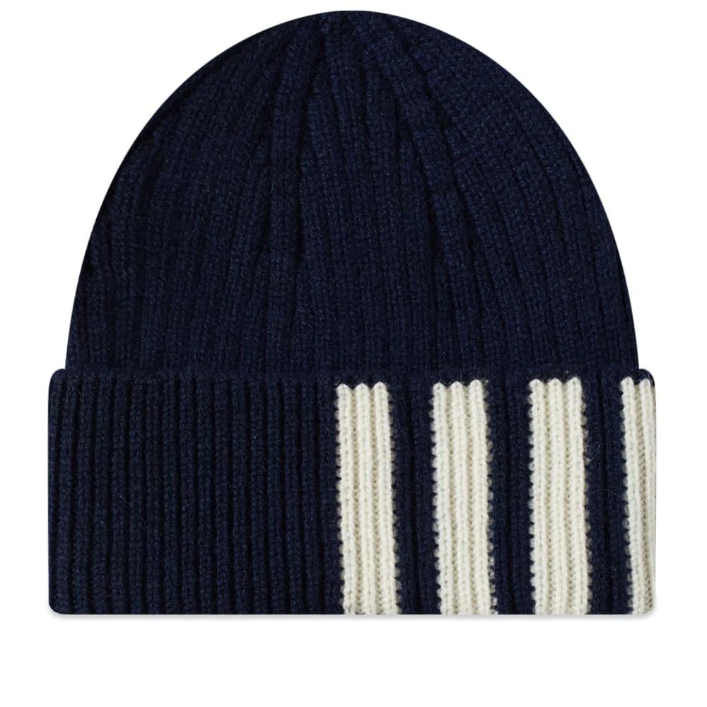 商品Thom Browne|Thom Browne Cashmere 4 Bar Beanie,价格¥1553,第1张图片