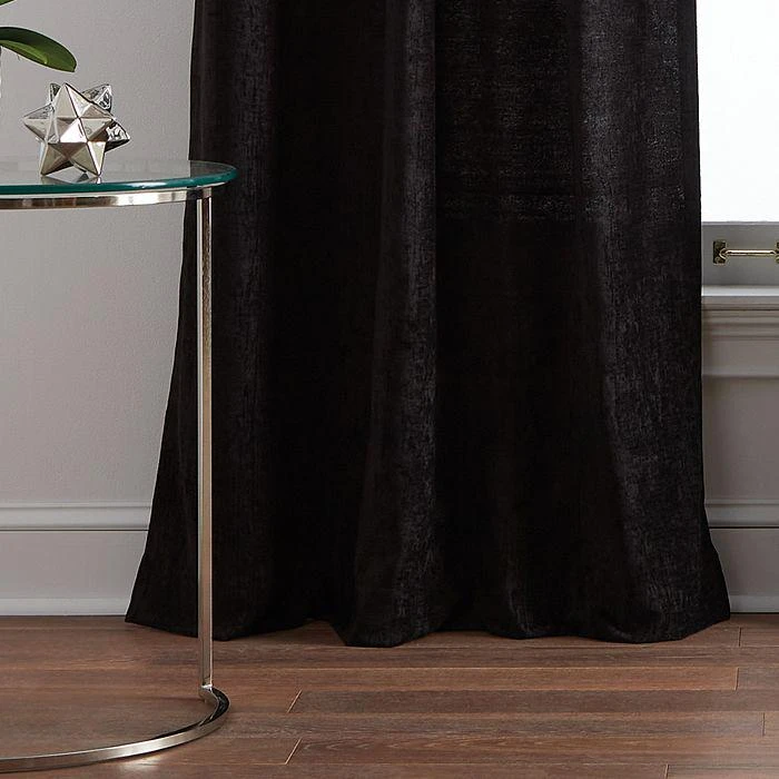商品DKNY|Classic Chenille 96" x 32" Inverted Pleat With Button Curtain Panel, Pair,价格¥1075,第4张图片详细描述
