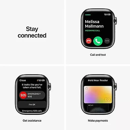 Apple Watch Series 7 Stainless Steel 41mm GPS + Cellular (Choose Color) 商品