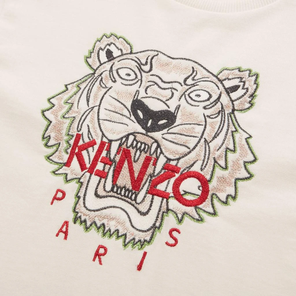 商品Kenzo|KENZO Girls' Tiger T-Shirt - Off White,价格¥324,第3张图片详细描述