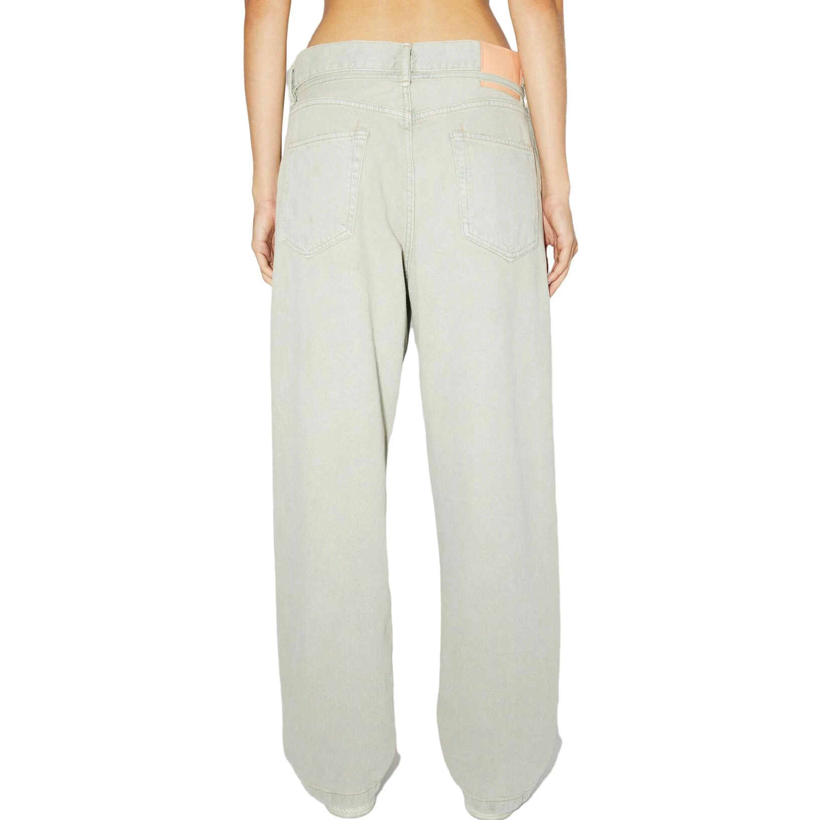 商品[国内直发] Acne Studios|FW23 丹宁系列 棉质做旧磨毛纯色拉链宽松破洞直筒裤牛仔裤 1991 TOJ 男女同款 白色,价格¥3268,第4张图片详细描述