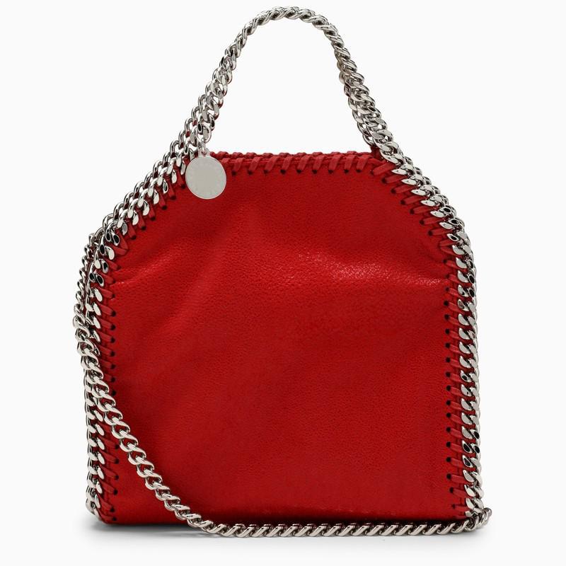 商品Stella McCartney|Falabella red micro tote bag,价格¥5003,第1张图片