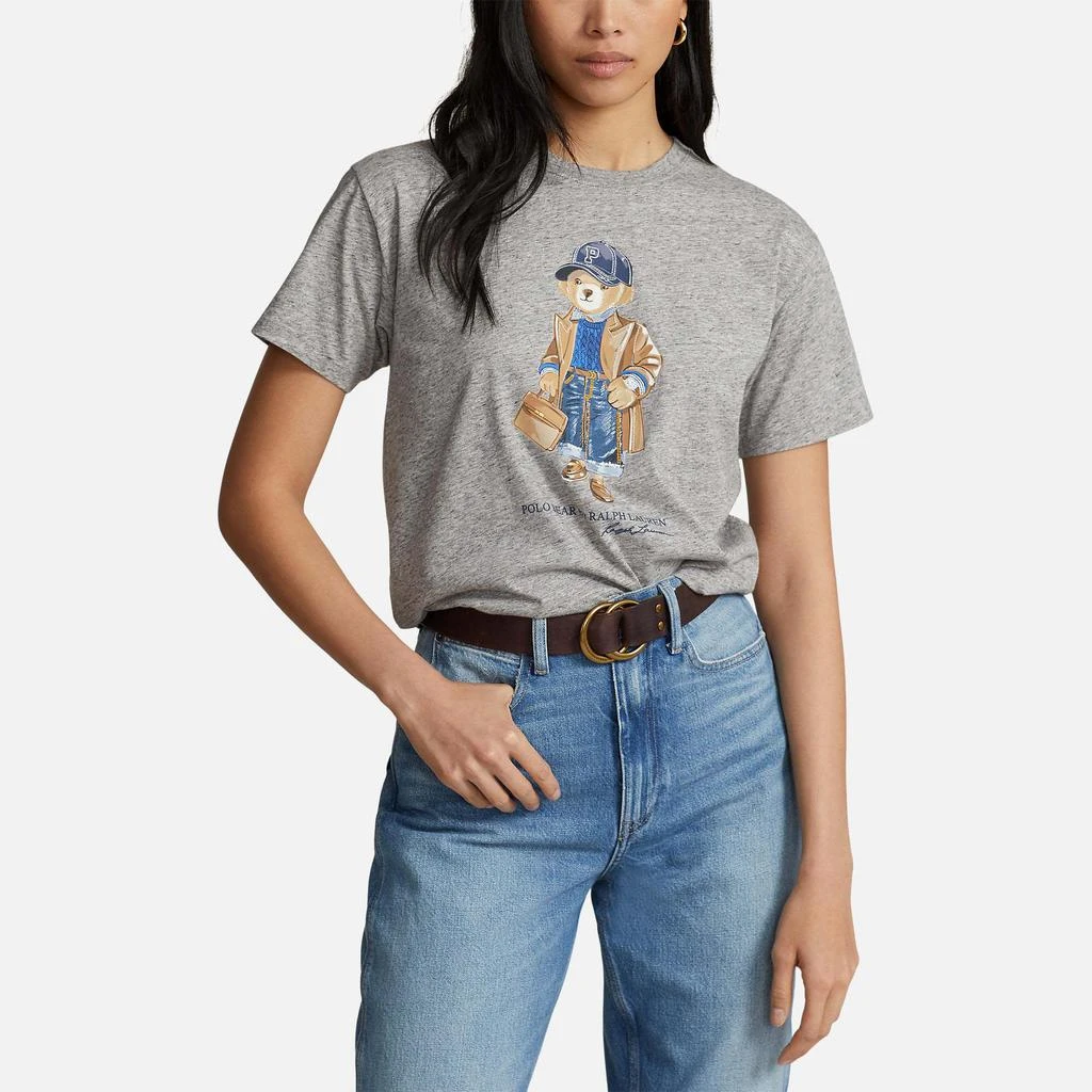 商品Ralph Lauren|Polo Ralph Lauren Prep Bear Cotton-Jersey T-Shirt,价格¥1060,第1张图片