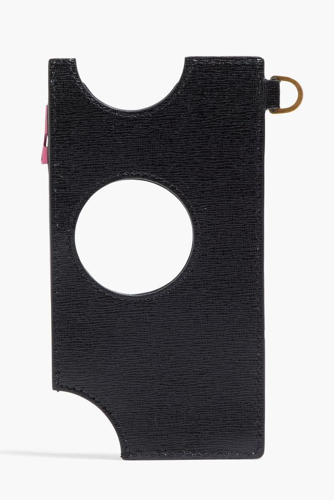 商品Off-White|Logo-print leather phone pouch,价格¥695,第1张图片