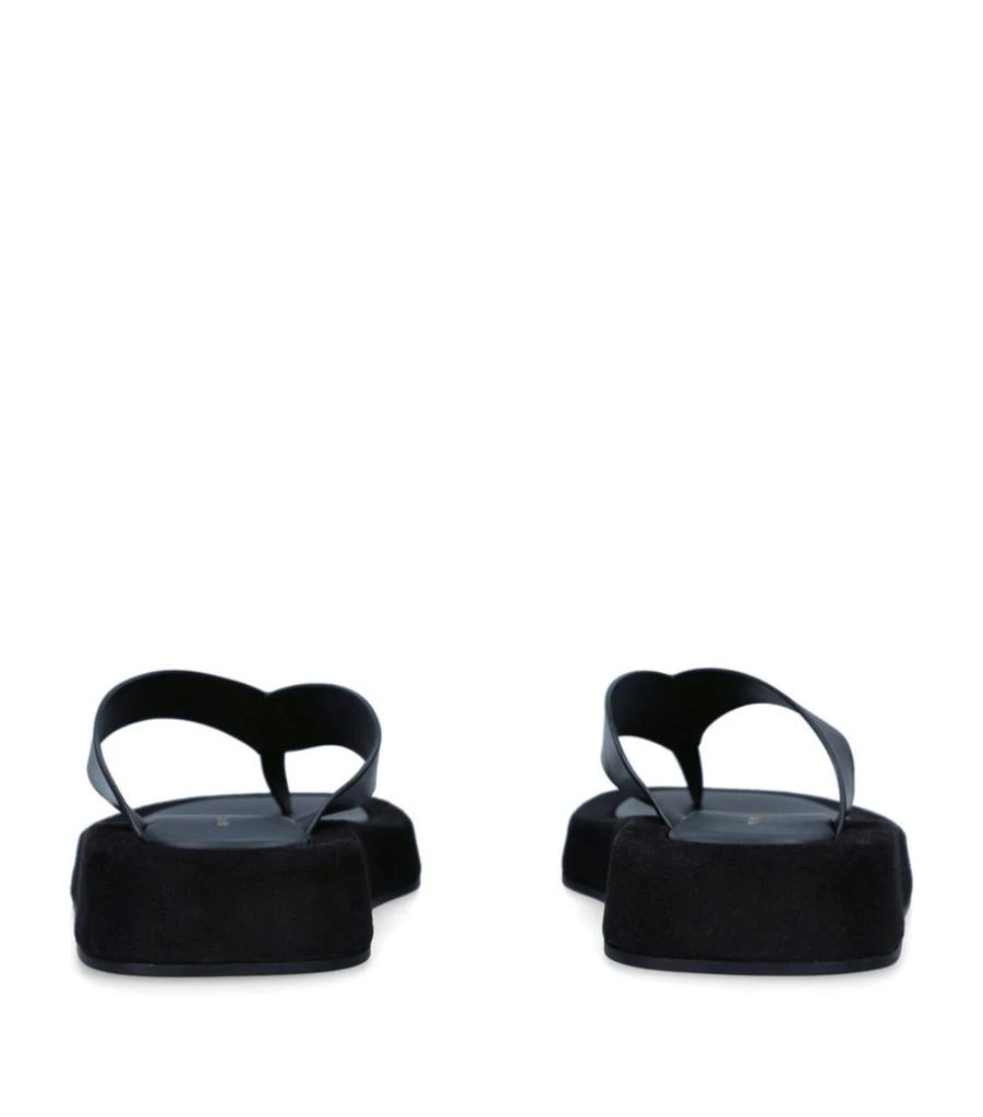 商品The Row|Leather Ginza Flip Flops,价格¥5487,第2张图片详细描述