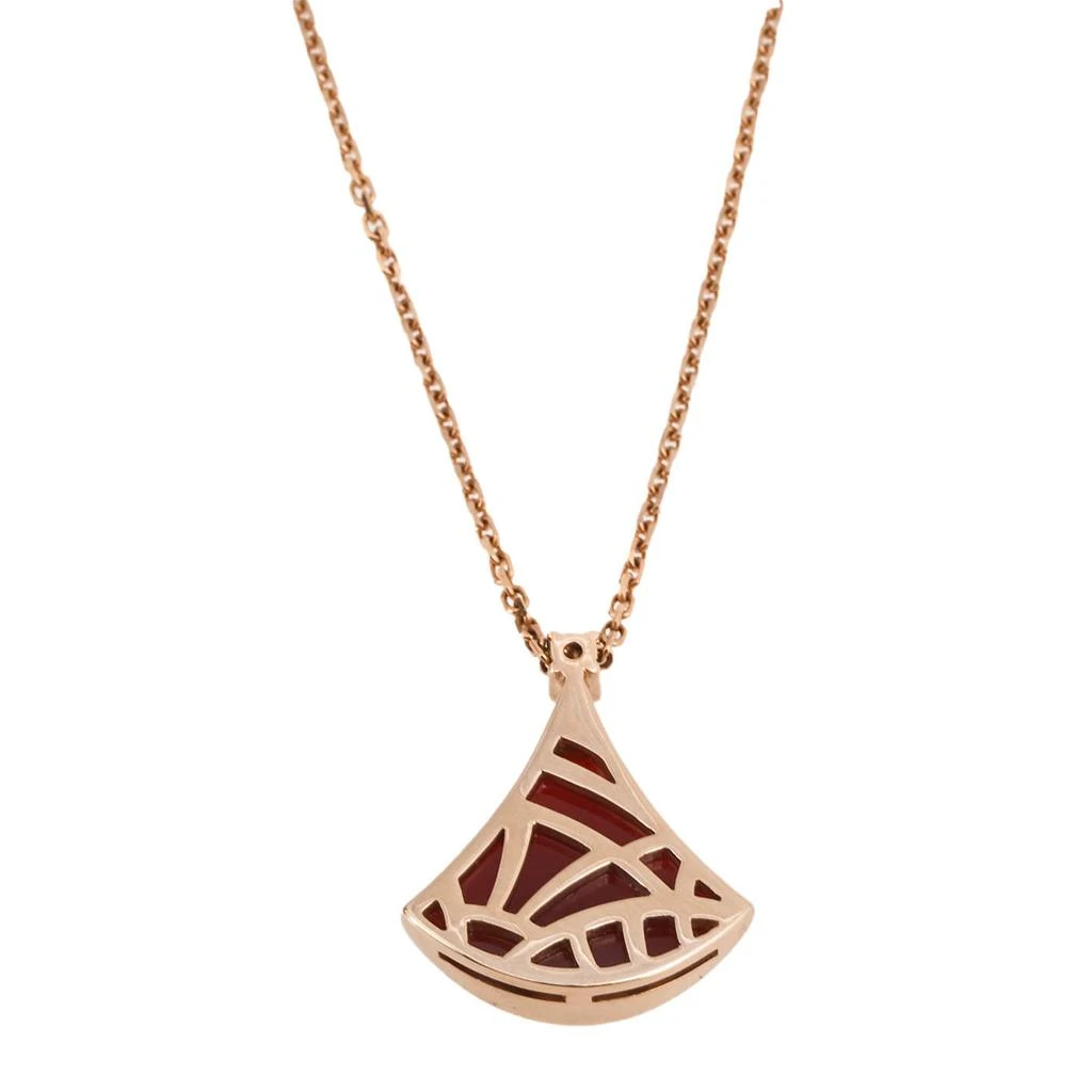 商品[二手商品] BVLGARI|Bvlgari Divas' Dream Carnelian Diamond 18K Rose Gold Necklace,价格¥13711,第3张图片详细描述