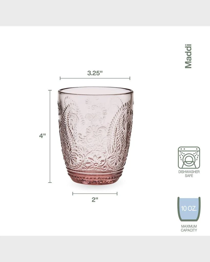 商品Fitz and Floyd|Maddi Double Old-Fashioned Glasses, Set of 4,价格¥450,第4张图片详细描述