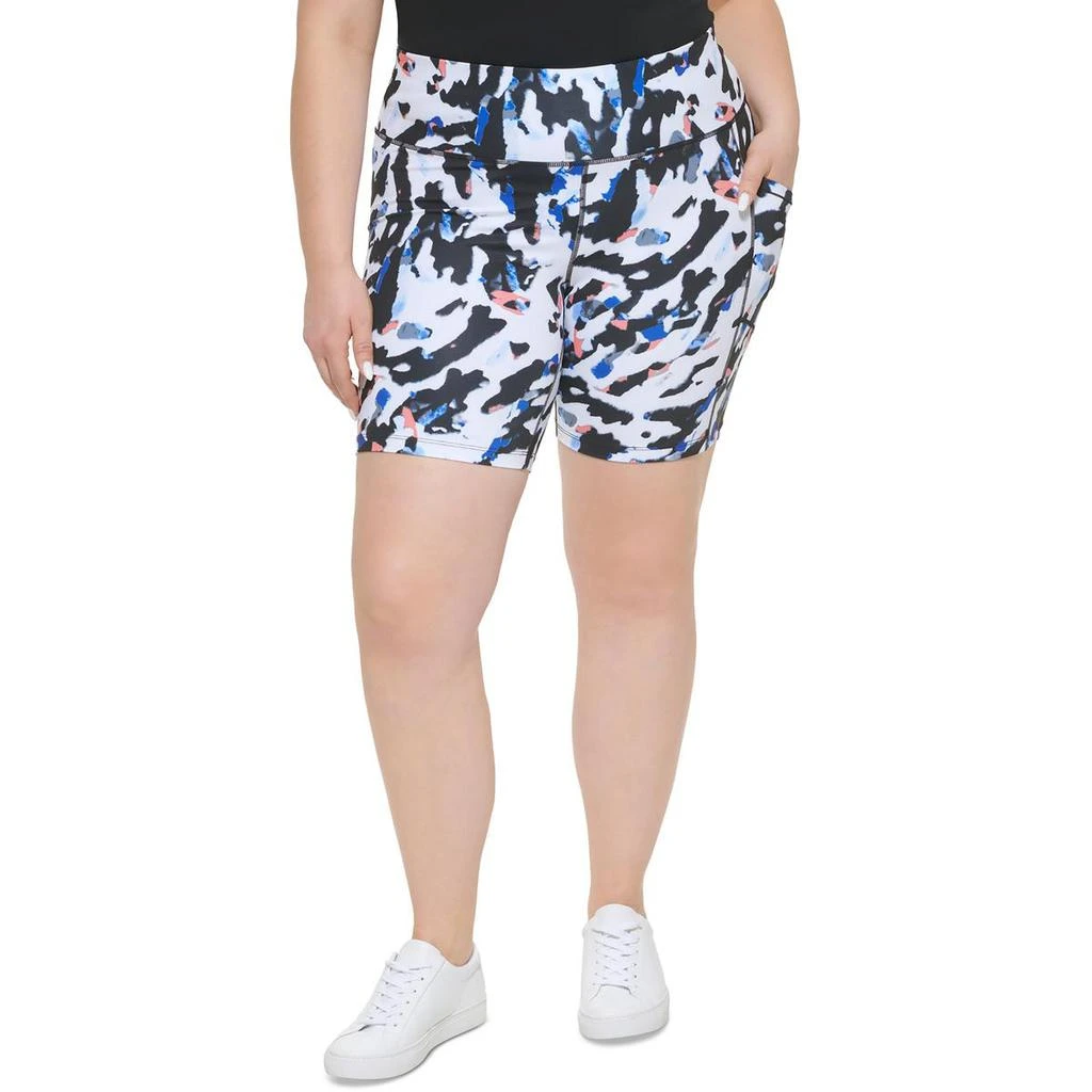 商品Calvin Klein|Calvin Klein Performance Womens Plus Fitness Running Bike Short,价格¥62,第2张图片详细描述