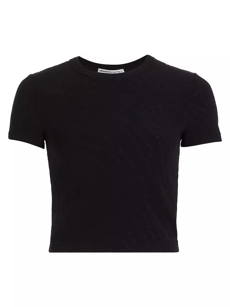 商品Alexander Wang|Logo Jacquard Crewneck Baby T-Shirt,价格¥1942,第1张图片