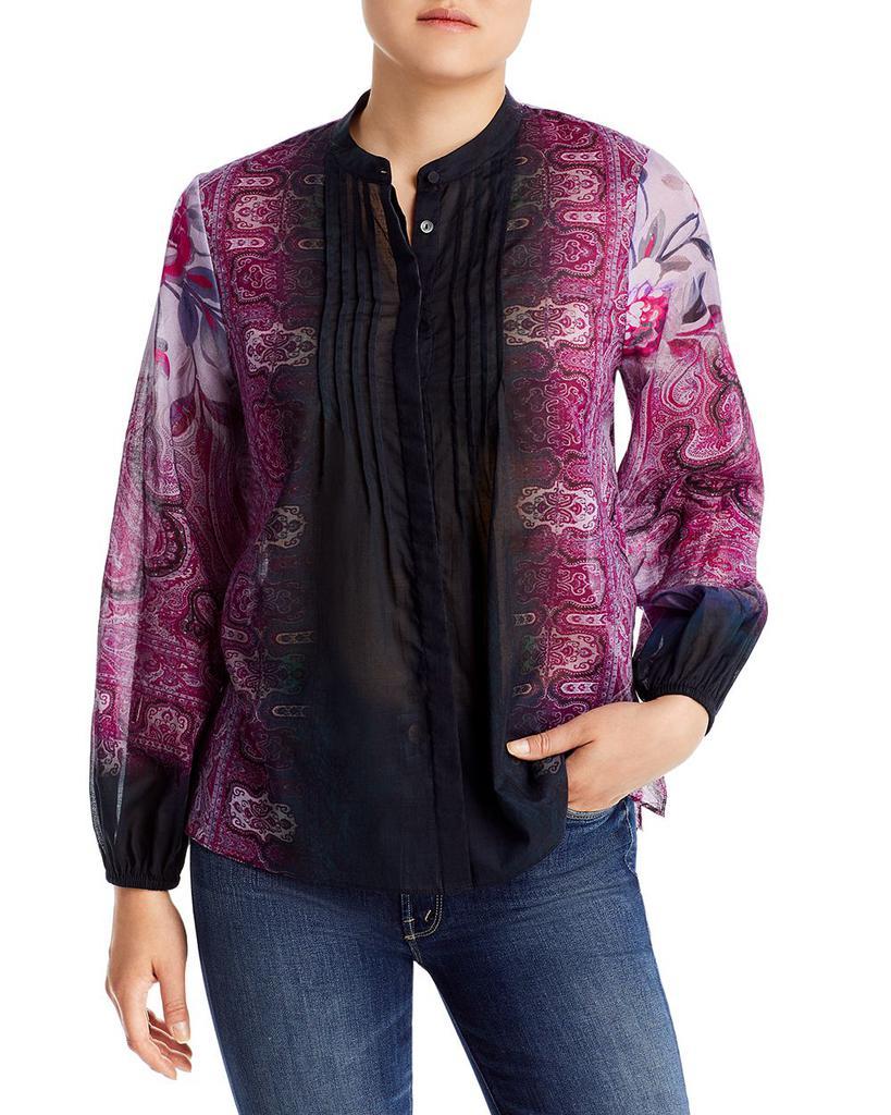 商品Kobi Halperin|Jodie Mixed Print Blouse,价格¥2065,第1张图片