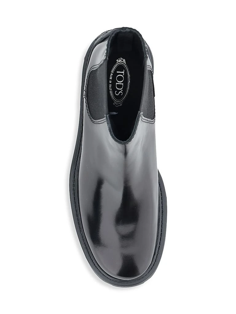 商品Tod's|Patent Leather Lug-Sole Chelsea Boots,价格¥1997,第4张图片详细描述
