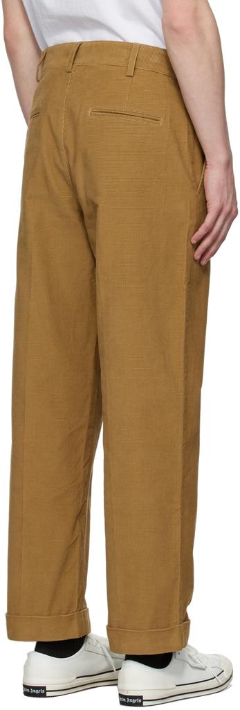 Brown Corduroy Classic Trousers商品第3张图片规格展示