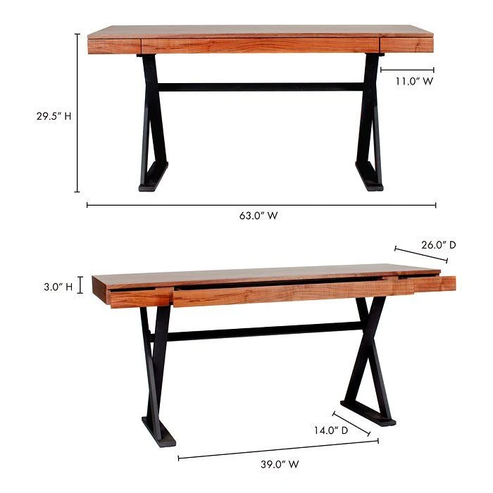商品Sparrow & Wren|Reale Desk,价格¥10259,第5张图片详细描述