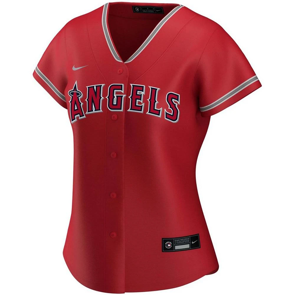 商品NIKE|Women's Mike Trout Red Los Angeles Angels Alternate Replica Player Jersey,价格¥811,第2张图片详细描述
