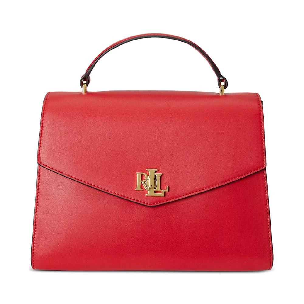 商品Ralph Lauren|Farrah Small Leather Top-Handle Satchel,价格¥3181,第1张图片