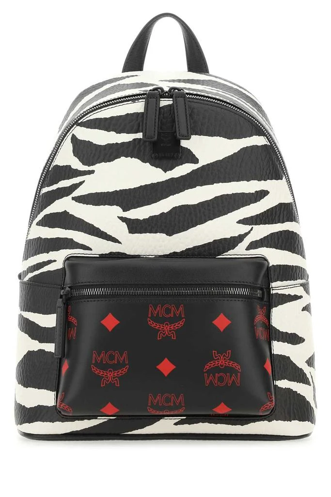 商品MCM|MCM Animal Printed Logo Plaque Detailed Backpack,价格¥5442,第1张图片