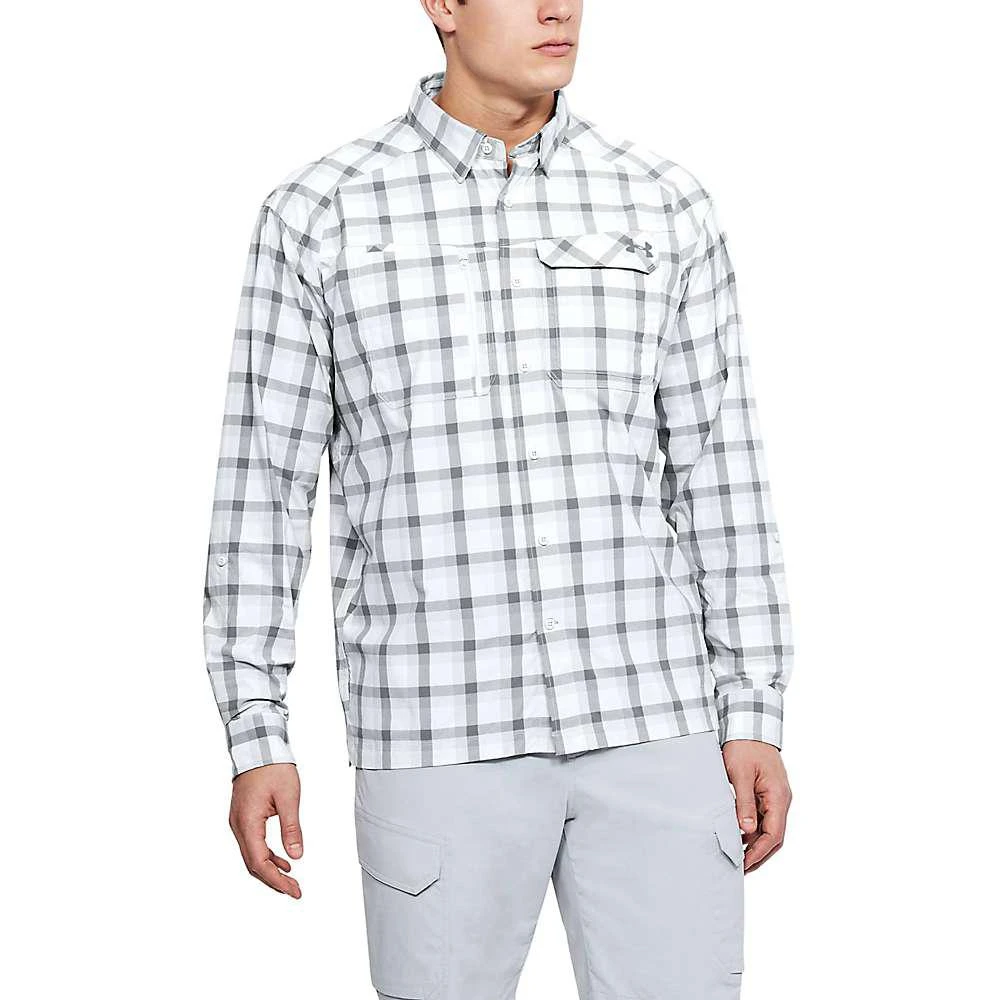 商品Under Armour|Under Armour Men's UA Fish Hunter LS Plaid Shirt,价格¥291,第4张图片详细描述