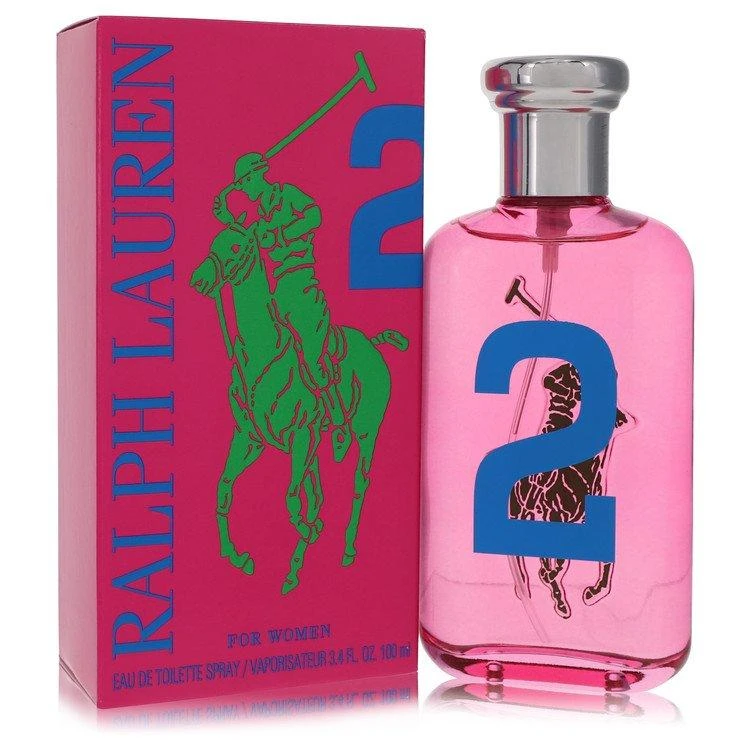商品Ralph Lauren|2pcs Combo Big Pony Pink 2 by  Eau De Toilette Spray 3.4 oz Women,价格¥666,第1张图片
