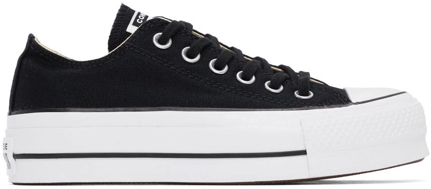 商品Converse|Black Chuck Taylor All Star Lift Low Sneakers,价格¥152,第1张图片