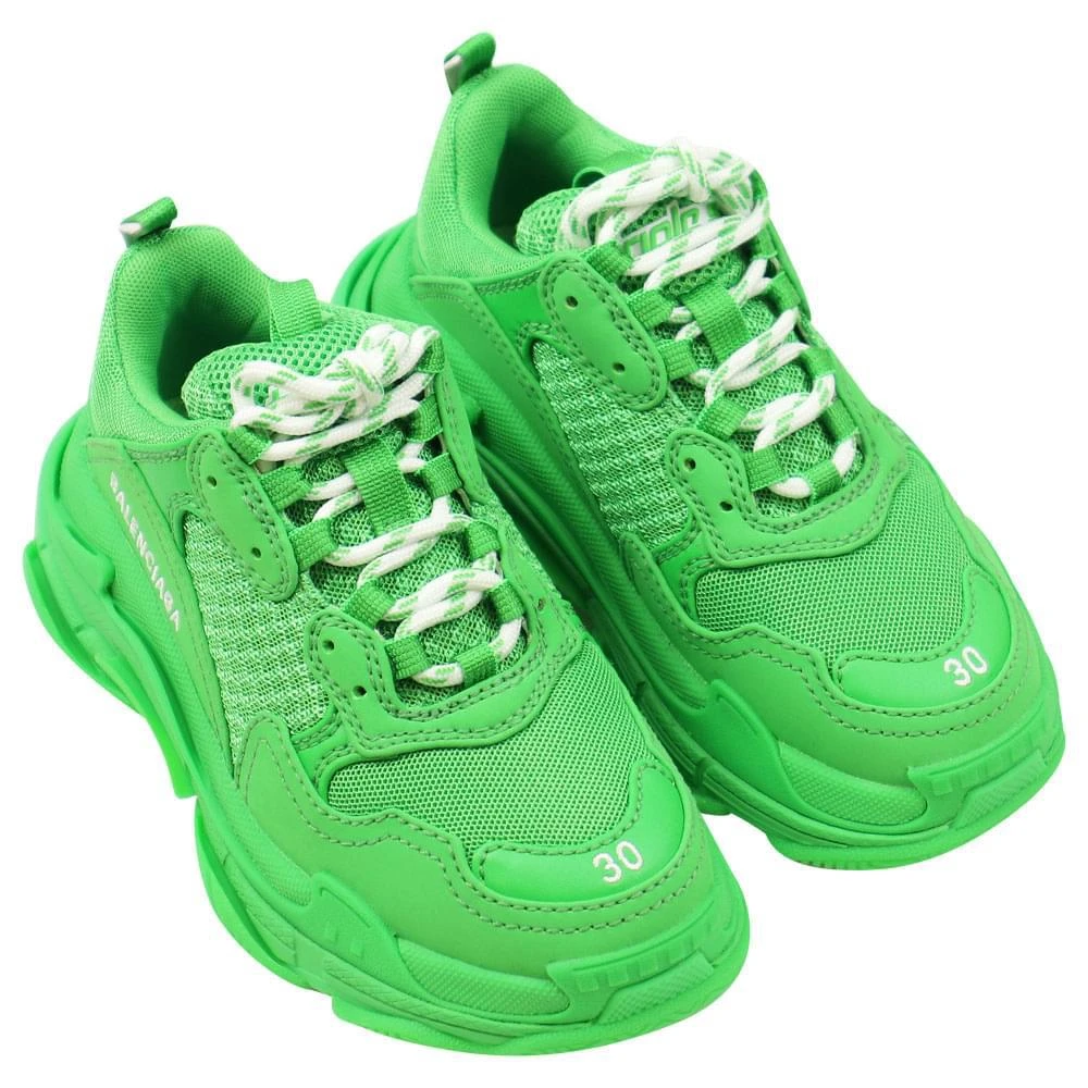 商品Balenciaga|Green Triple S Trainers,价格¥2255,第2张图片详细描述