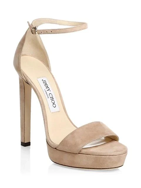 商品Jimmy Choo|Misty Suede Ankle-Strap Sandals,价格¥1304,第1张图片