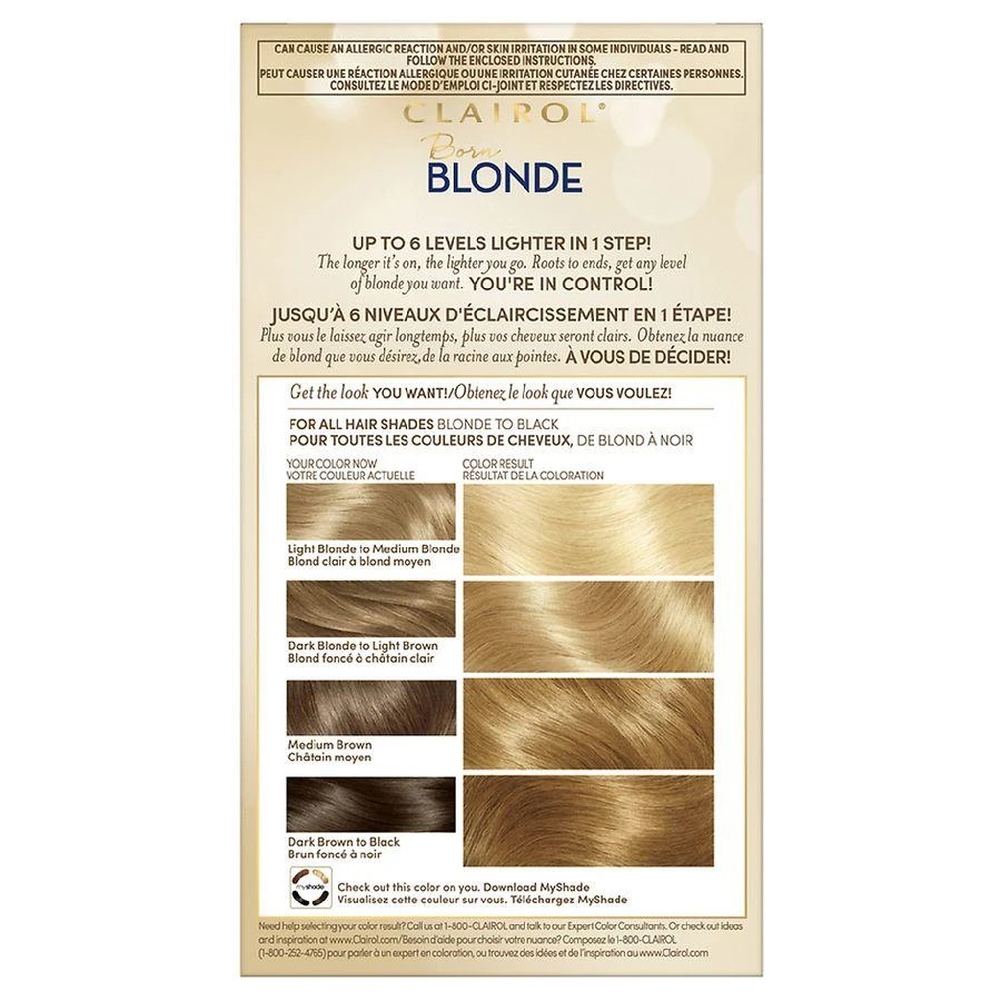 商品Clairol Born Blonde|Ultimate Blonding Kit,价格¥112,第2张图片详细描述