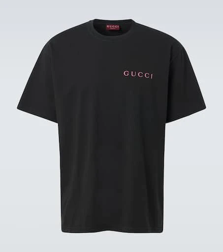 商品Gucci|Logo棉质针织T恤,价格¥6191,第1张图片