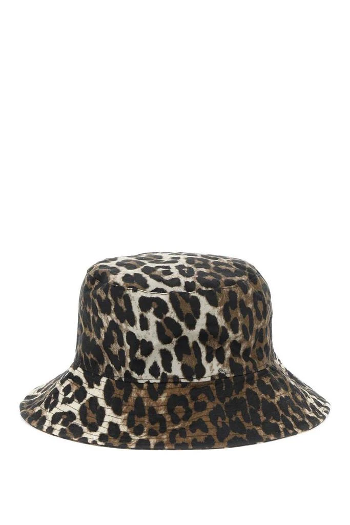 商品Barbour|Barbour x ganni waxed leopard bucket hat,价格¥1060,第3张图片详细描述