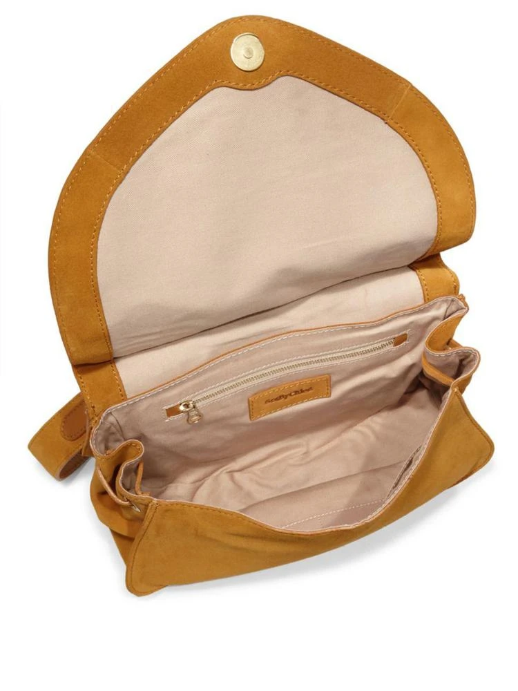 商品See by Chloé|Collins Studded Suede Messenger Bag,价格¥1589,第2张图片详细描述