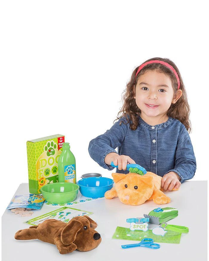 商品Melissa & Doug|Feeding & Grooming Pet Care Play Set - Ages 3+,价格¥281,第5张图片详细描述