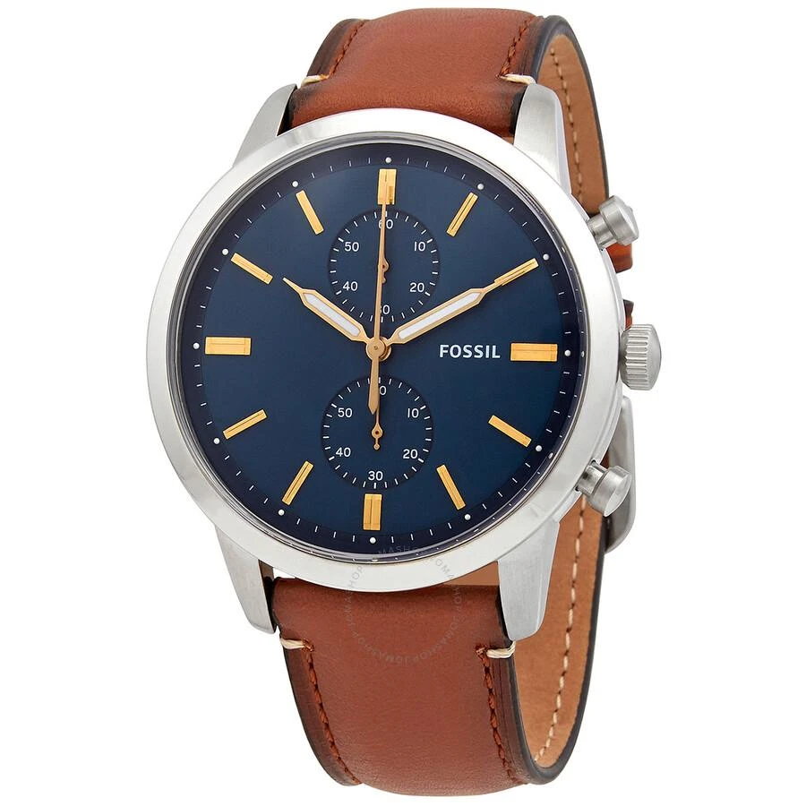 商品Fossil|Townsman Chronograph Blue Dial Men's Watch FS5279,价格¥633,第1张图片