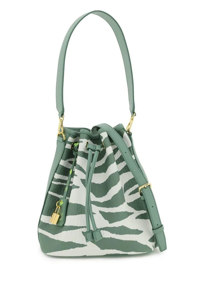 商品MCM|Mcm zebra-motif 'dessau' medium bucket bag,价格¥3484,第1张图片
