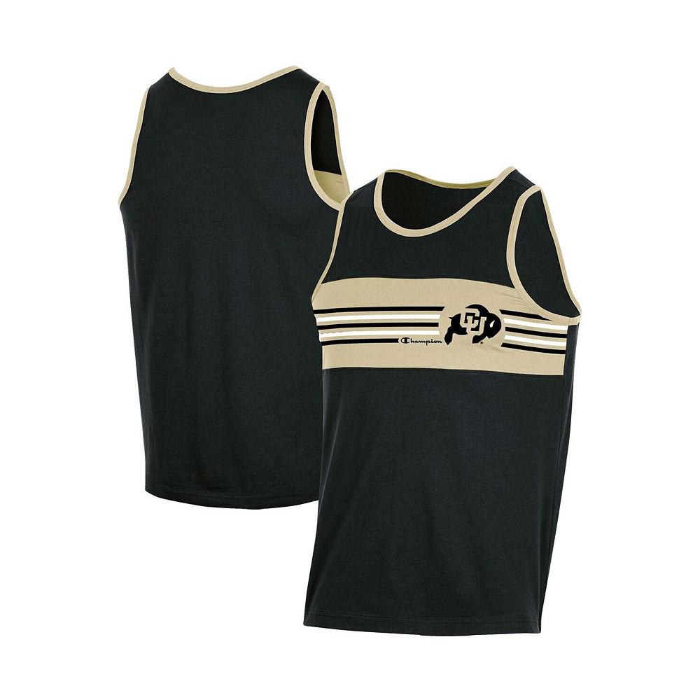 Men's Black Colorado Buffaloes Colorblock Tank Top商品第1张图片规格展示