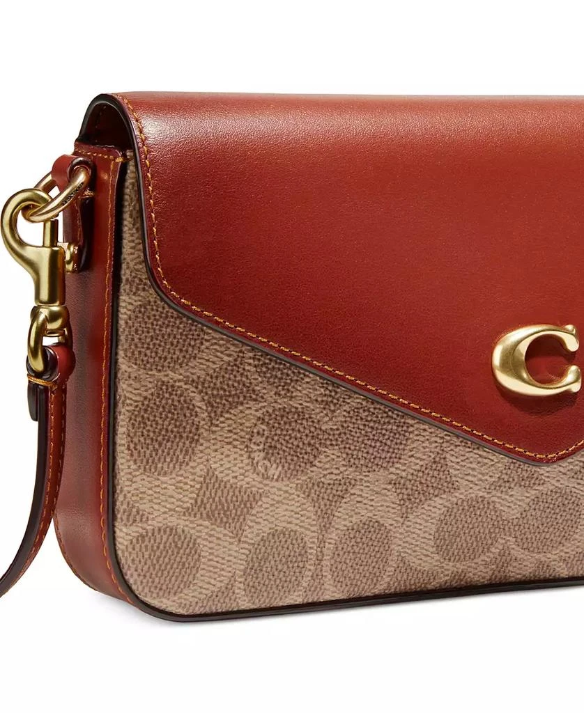 商品Coach|Signature Coated Canvas Wyn Crossbody with Removable Card Case,价格¥858,第4张图片详细描述