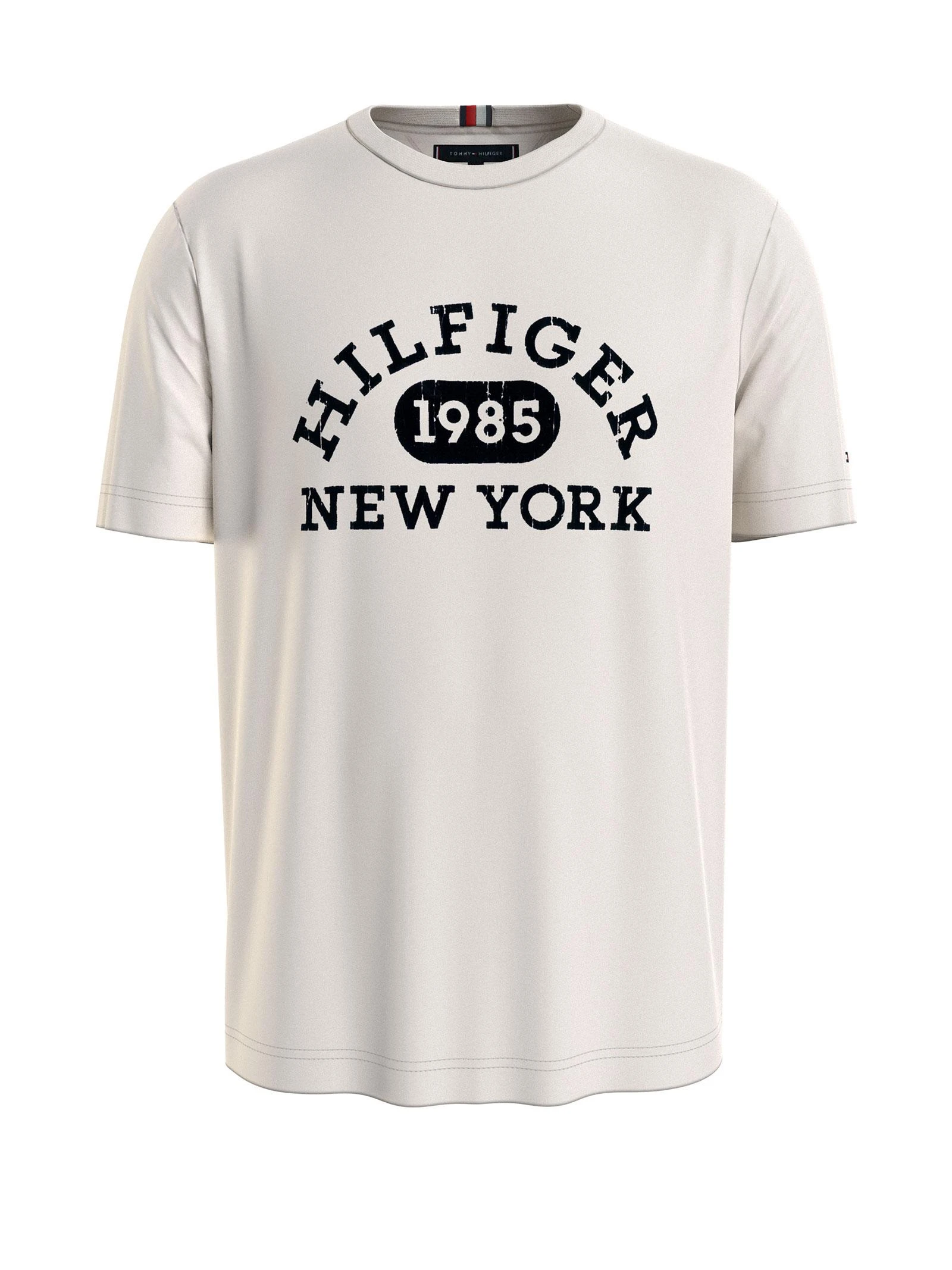 商品Tommy Hilfiger|Tommy Hilfiger 男士T恤 MW0MW32593YBH 白色,价格¥678,第1张图片