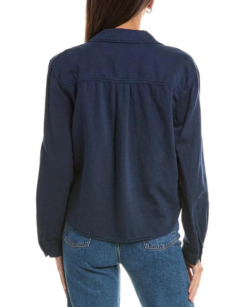 商品Bella Dahl|Welt Pocket Crop Linen-Blend Shacket,价格¥536,第2张图片详细描述