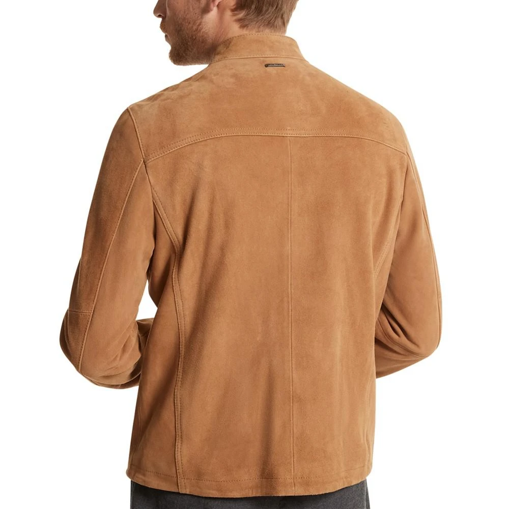 商品Michael Kors|Men's Suede Racer Jacket, Created for Macy's,价格¥3703,第2张图片详细描述