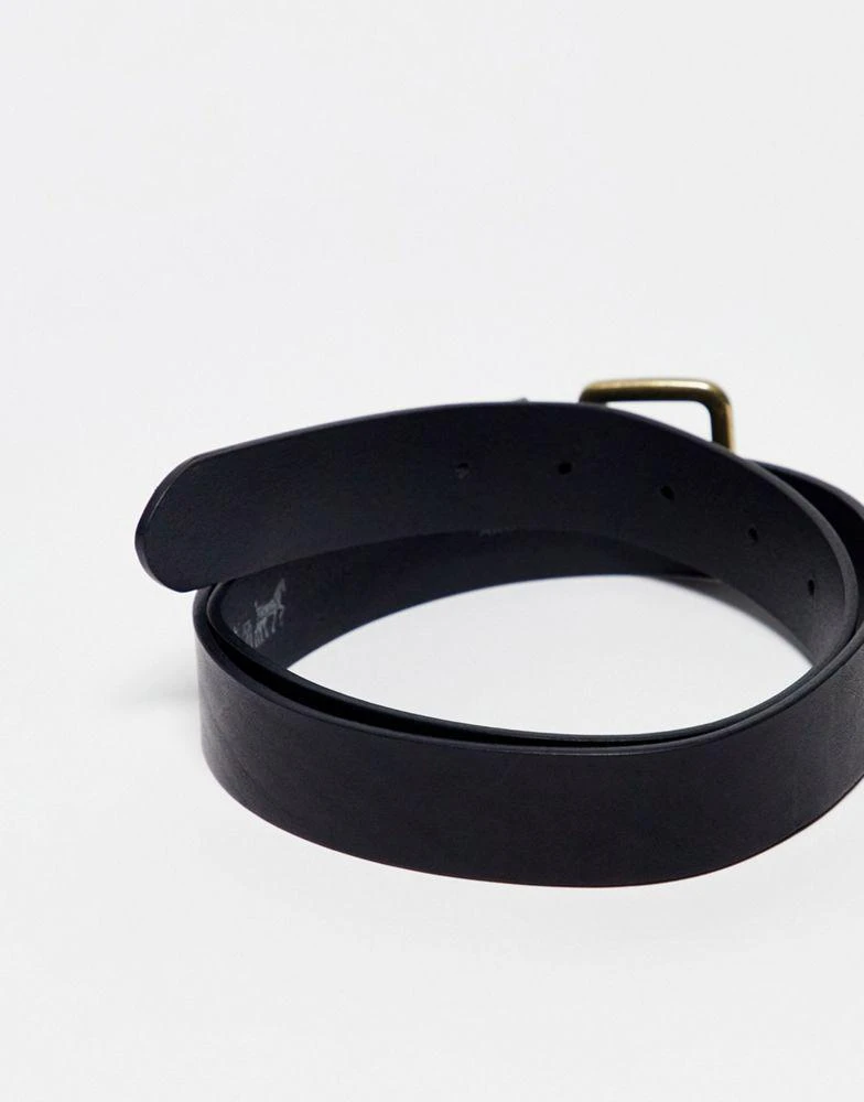 商品Levi's|Levi's Calypso leather belt in black,价格¥348,第3张图片详细描述