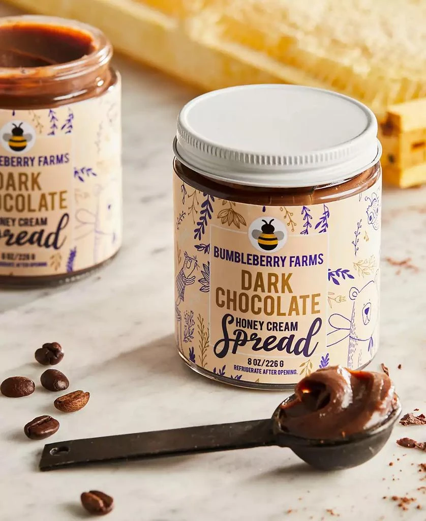 商品Bumbleberry Farms|Dark Chocolate Honey Cream Spread Set of 2,价格¥184,第2张图片详细描述