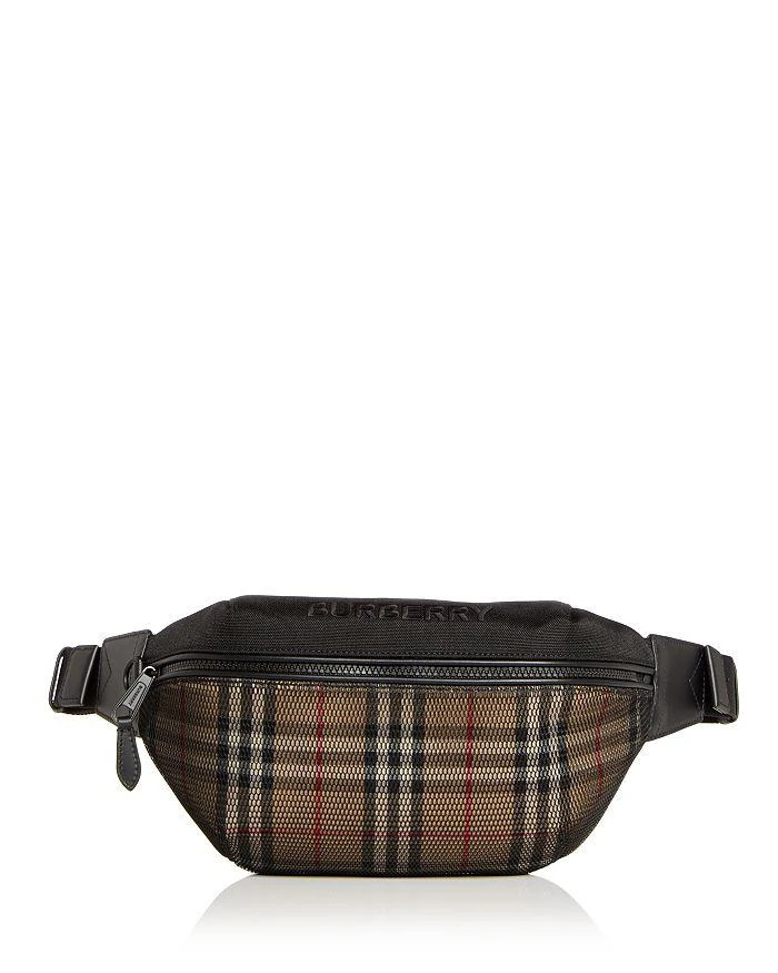 商品Burberry|Sonny Check & Mesh Belt Bag,价格¥6940,第1张图片详细描述
