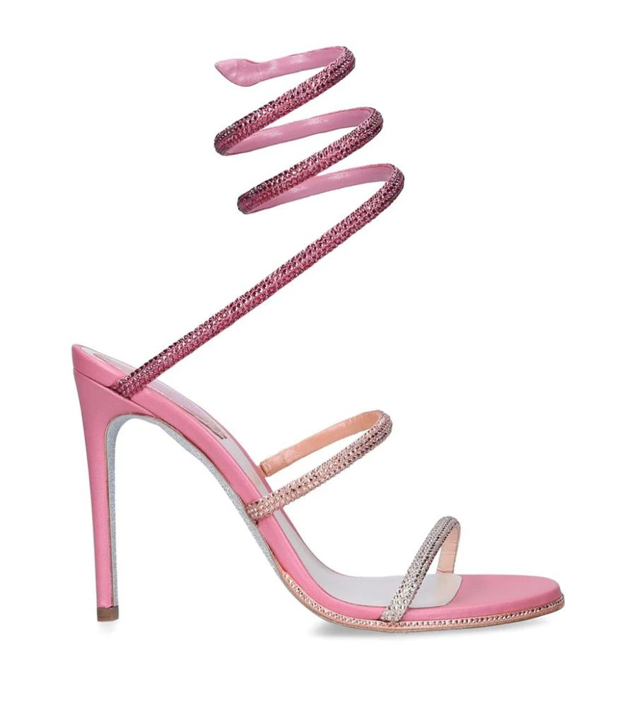 商品Rene Caovilla|Leather Cleo Sandals 105,价格¥11500,第3张图片详细描述