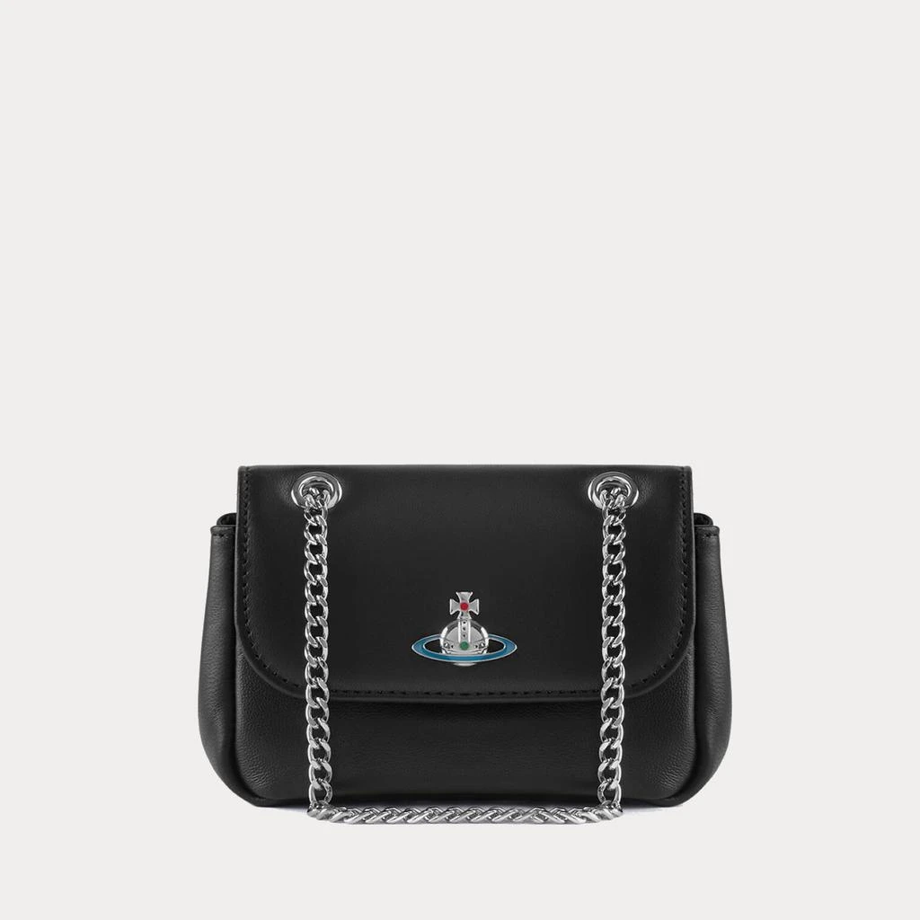 商品Vivienne Westwood|Vivienne Westwood Small Nappa Leather Shoulder Bag,价格¥1736,第1张图片