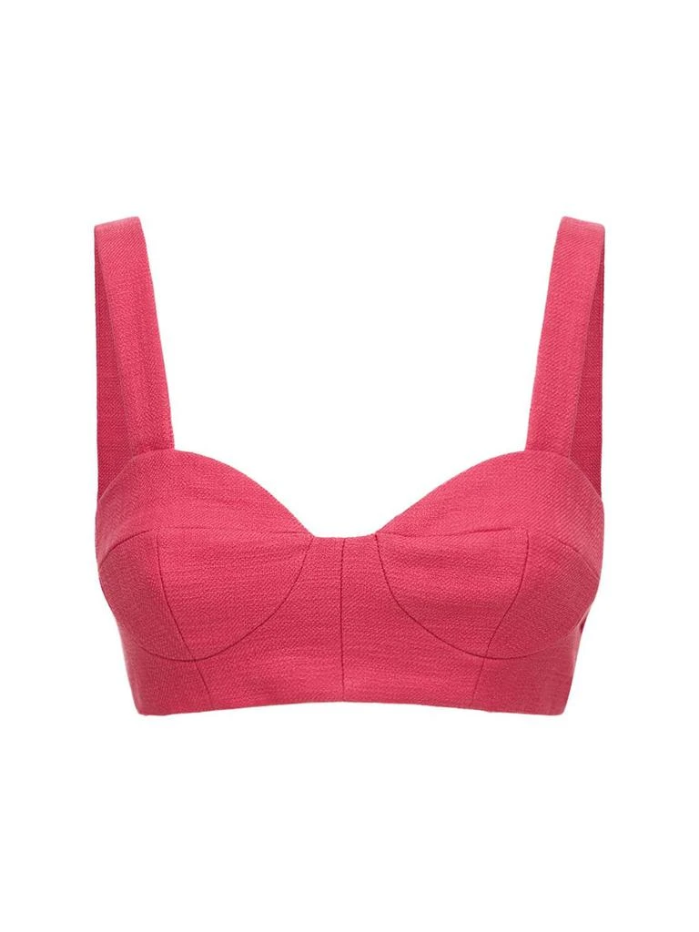 商品PRABAL GURUNG|Light Cotton Blend Tweed Crop Top,价格¥1098,第1张图片