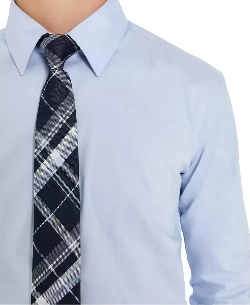 商品Kenneth Cole|Big Boys Solid Classic Shirt and Tie Set,价格¥169,第2张图片详细描述