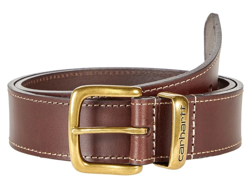 商品Carhartt|Bridle Leather Debossed Metal Keeper Belt,价格¥263,第1张图片详细描述
