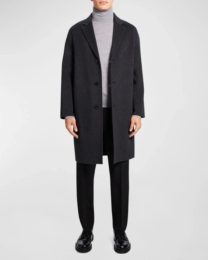 商品Theory|Men's Suffolk Luxe Wool-Cashmere Overcoat,价格¥3005,第1张图片