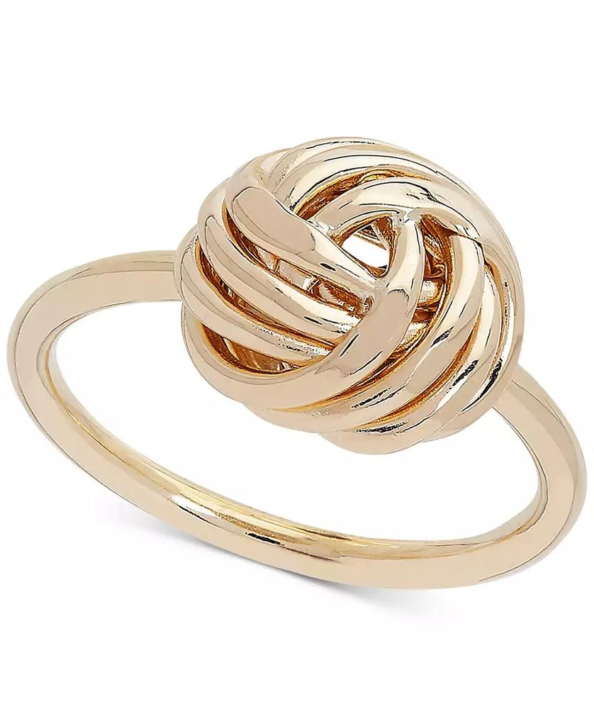 商品Italian Gold|Love Knot Ring in 14k Gold,价格¥2232,第1张图片