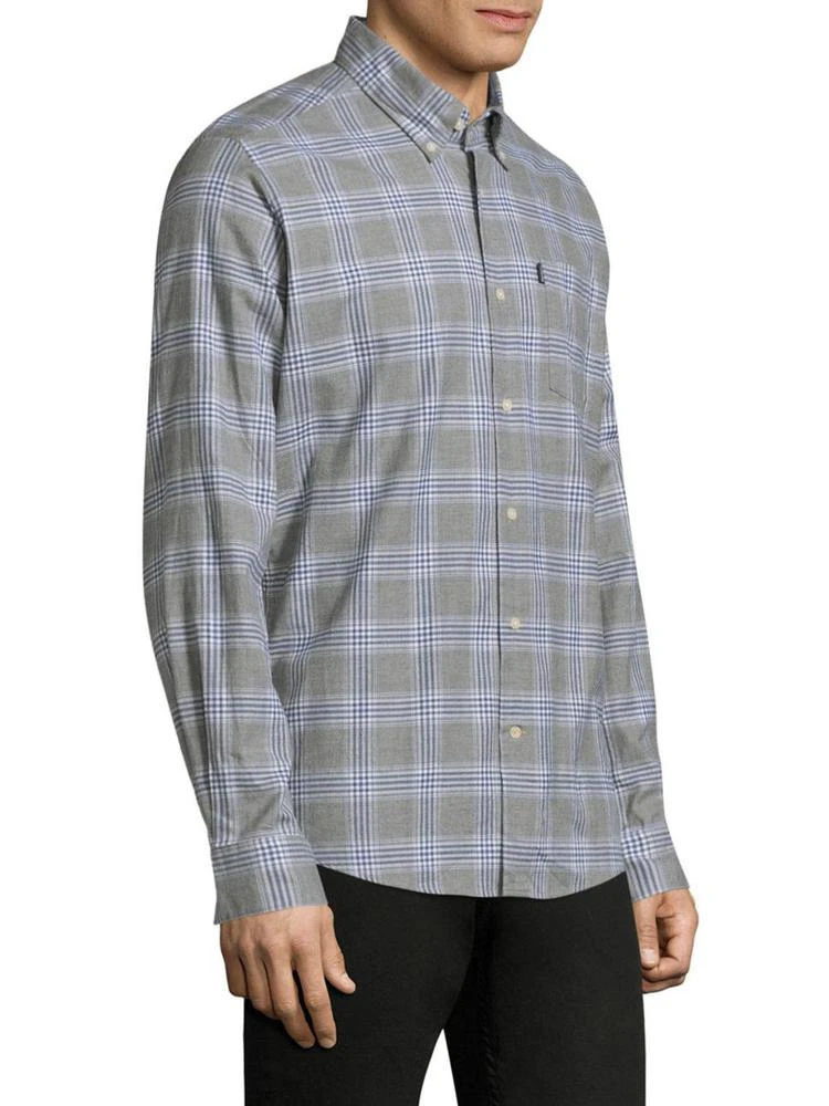 商品Barbour|Louis Plaid Regular-Fit Cotton Button-Down Shirt,价格¥735,第3张图片详细描述