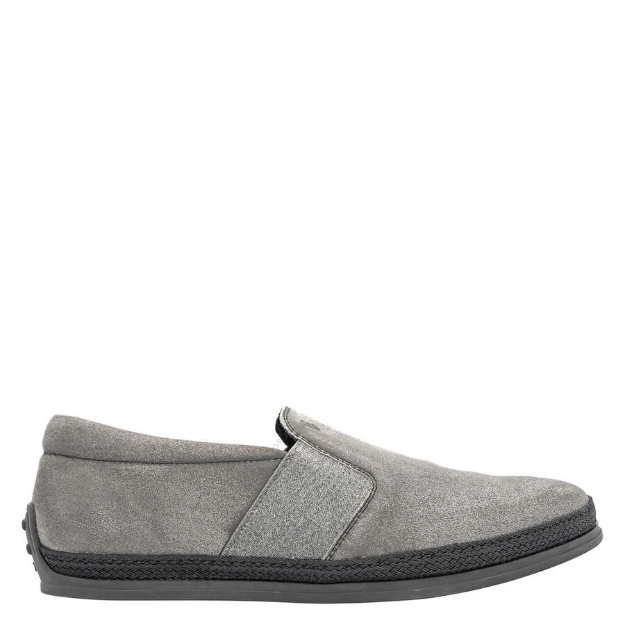 商品Tod's|Men's Elastico Gomma Rafia Suede Slip-Ons,价格¥1127,第1张图片