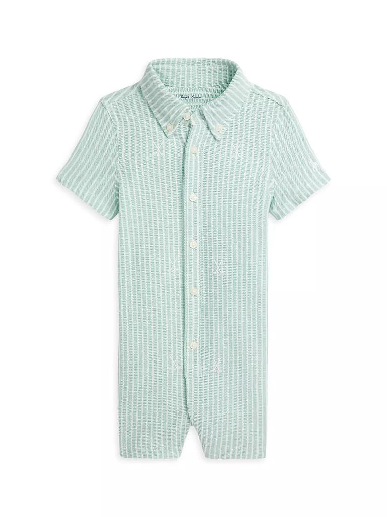 商品Ralph Lauren|Baby Boy's Oxford Romper,价格¥223,第1张图片